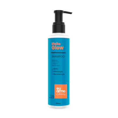 Shampoo Efeito Liso Nutritivo Argan 250ml Eu Amo Charming