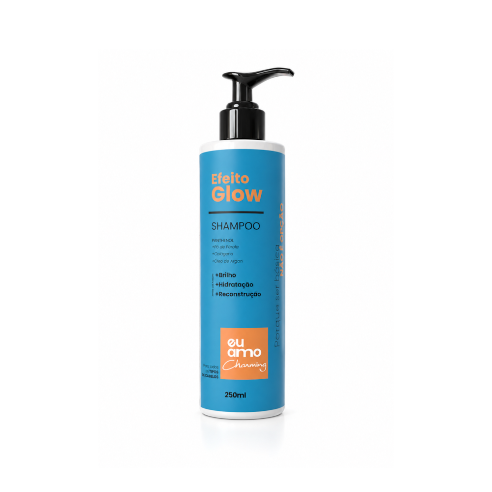 Shampoo Efeito Liso Nutritivo Argan 250ml Eu Amo Charming