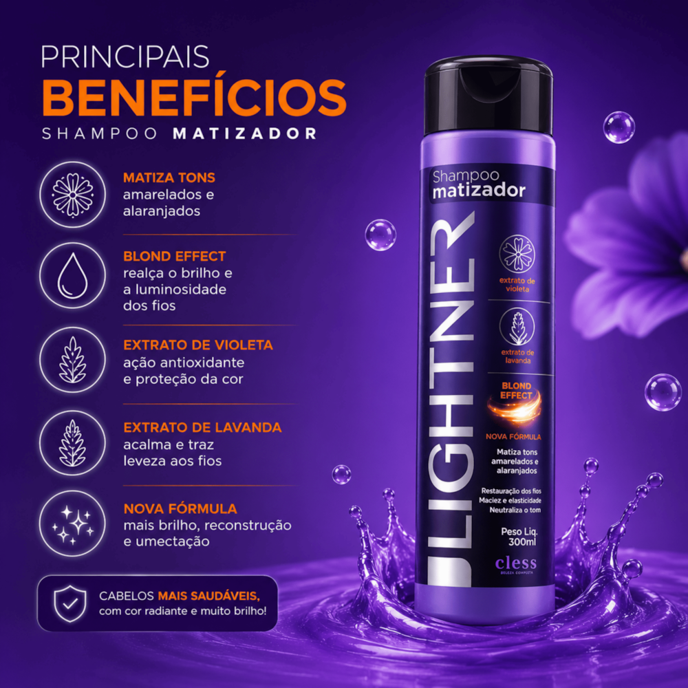 Shampoo Matizador Blond Violet Lightner 300ml