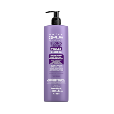 Shampoo Matizador professional Blond Expert Violet Salon Opus 1L