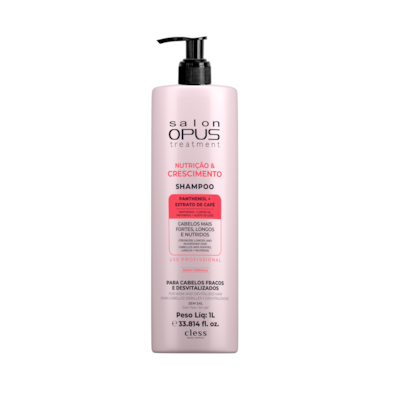 Shampoo Professional Nutrição & Crescimento Salon Opus 1L