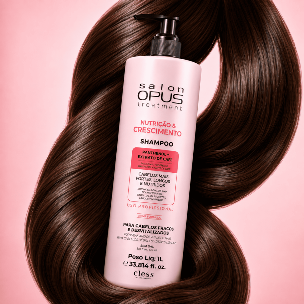 Shampoo Professional Nutrição & Crescimento Salon Opus 1L
