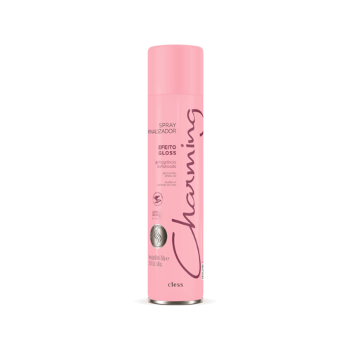 Spray Finalizador Efeito Gloss Brilho Intenso Proteção Térmica 400ml Charming