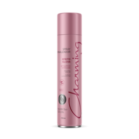 Spray Finalizador Efeito Gloss Brilho Intenso Proteção Térmica 400ml Charming