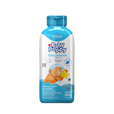 Talco Infantil Baby Poppy 200g
