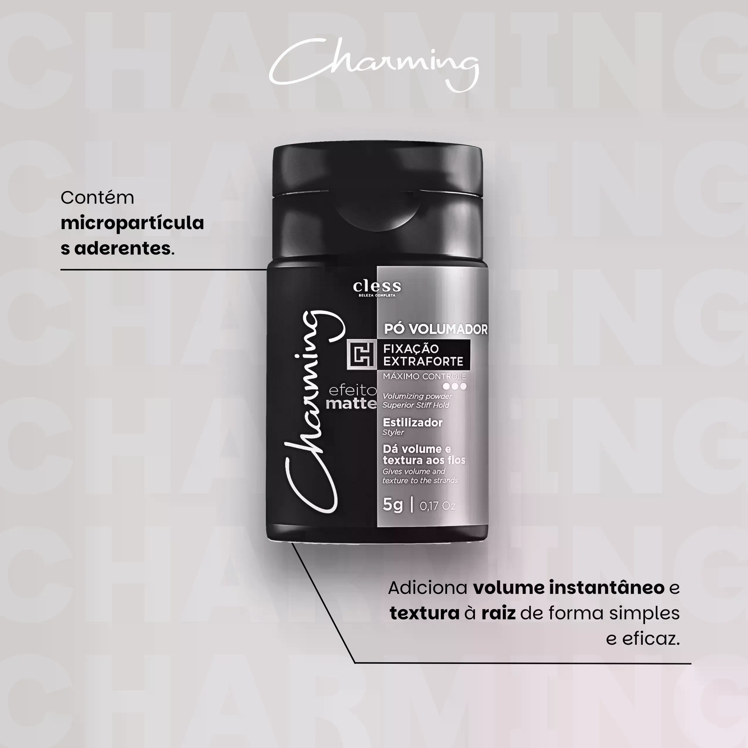 Pó Volumador Fixação Extraforte