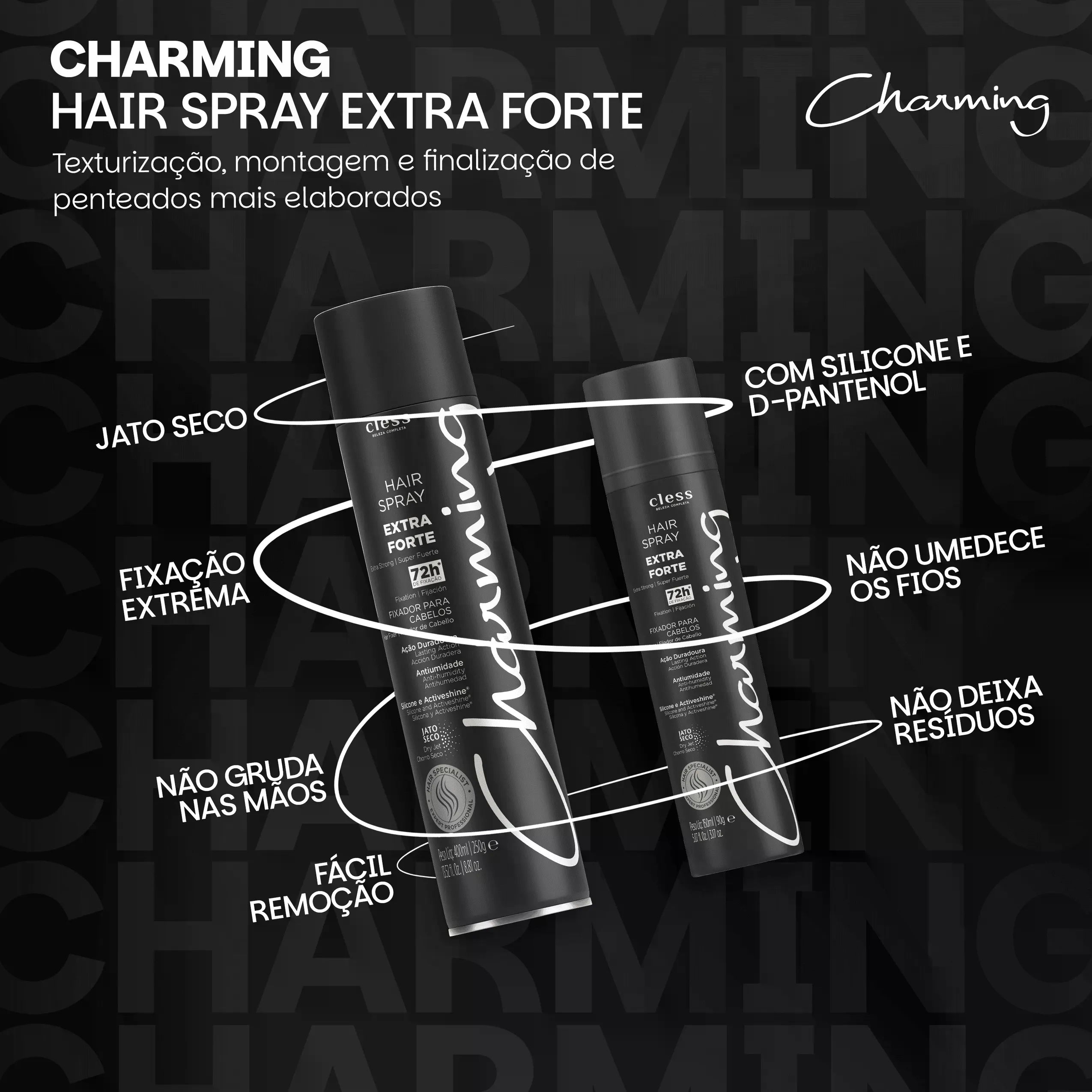 Charming Hair Spray Fixador Extra Forte