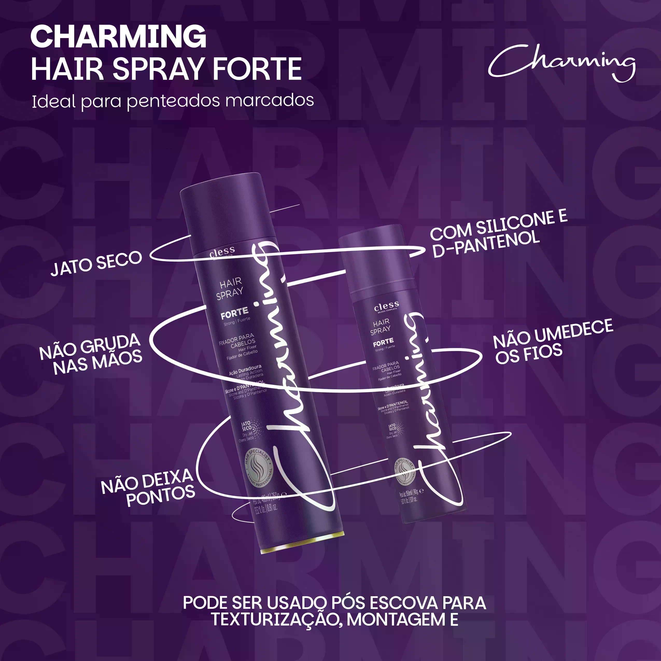 Charming Hair Spray Fixador Forte